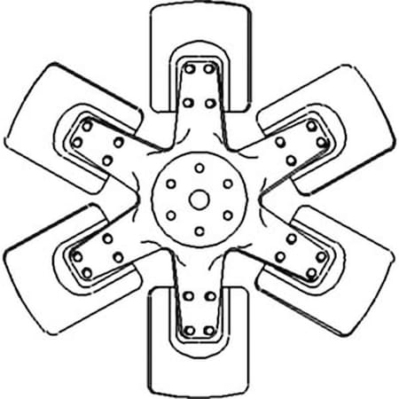 Aftermarket 6 Blade Fan 69759C3